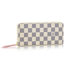 Louis Vuitton Portafoglio Clemence N61264 Damier Azur Canvas