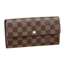 Louis Vuitton N61734 Sarah Portafoglio Damier Ebene Canvas