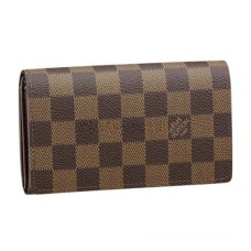 Louis Vuitton Portafoglio Tresor N61736 Damier Ebene Canvas