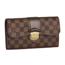 Louis Vuitton N61747 Sistina Portafoglio Damier Ebene Canvas