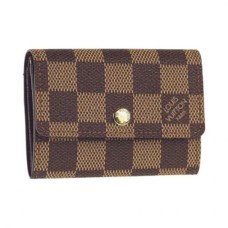 Louis Vuitton Portafoglio piatto N61930 Damier Ebene Canvas