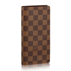 Louis Vuitton N62228 Brazza Portafoglio Damier Ebene Canvas