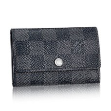 Louis Vuitton N62662 6 Portachiavi Damier Graphite Canvas