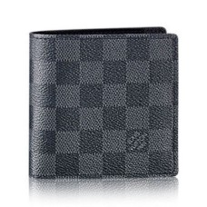 Louis Vuitton N62664 Portafoglio Marco Damier Graphite Canvas