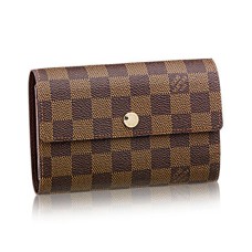 Louis Vuitton N63067 Portafoglio Alexandra Tela Damier Ebene