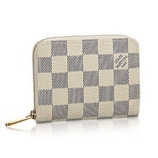 Louis Vuitton N63069 Portamonete Zippy Tela Damier Azur