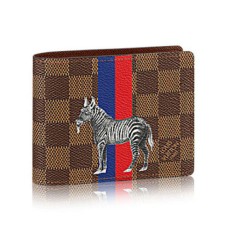 Louis Vuitton N63343 Portafoglio multiplo Damier Ebene Canvas