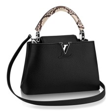 Louis Vuitton N92800 Capucines PM Tote Bag in pelle di Taurillon