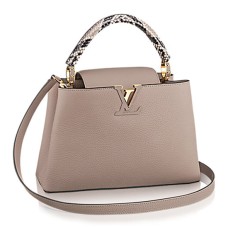 Louis Vuitton N92802 Capucines PM Tote Bag in pelle di Taurillon